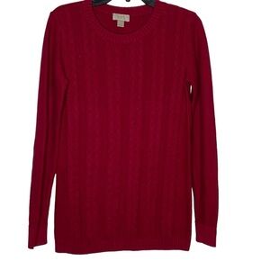 Loft red sweater. Size S